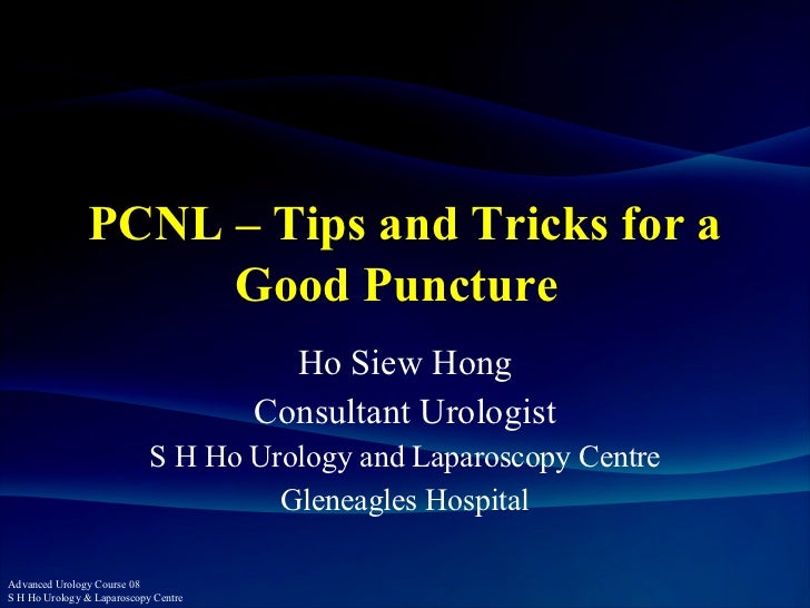 Tips and Tricks in Laparoscopic Urology
